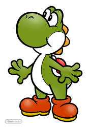 Yoshi bilder zum ausmalen