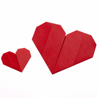 Origami Herz