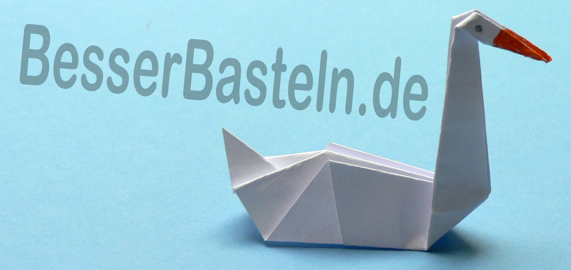 Origami Tiere Falten Schwan