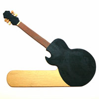 Rckseite der Gitarre