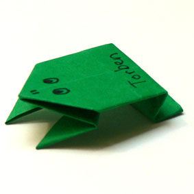 Origami Frosch