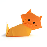 Origami Katze