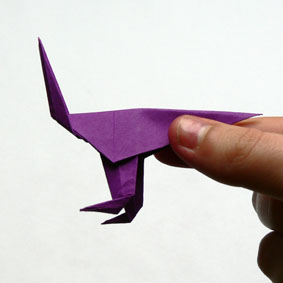 Origami Tiere Falten Pfau